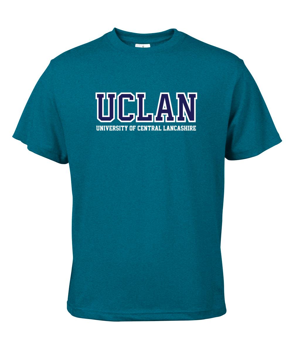 Teal UCLan Logo Tshirt
